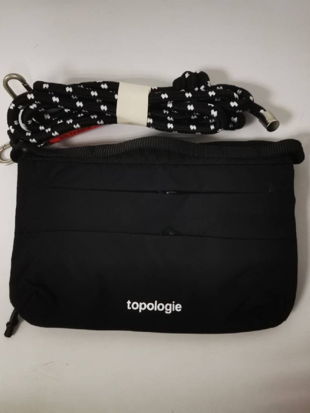 Pre-owned Topologie Casual Shoulder Bag Crossbody Bag Phone Bag Black Unisex